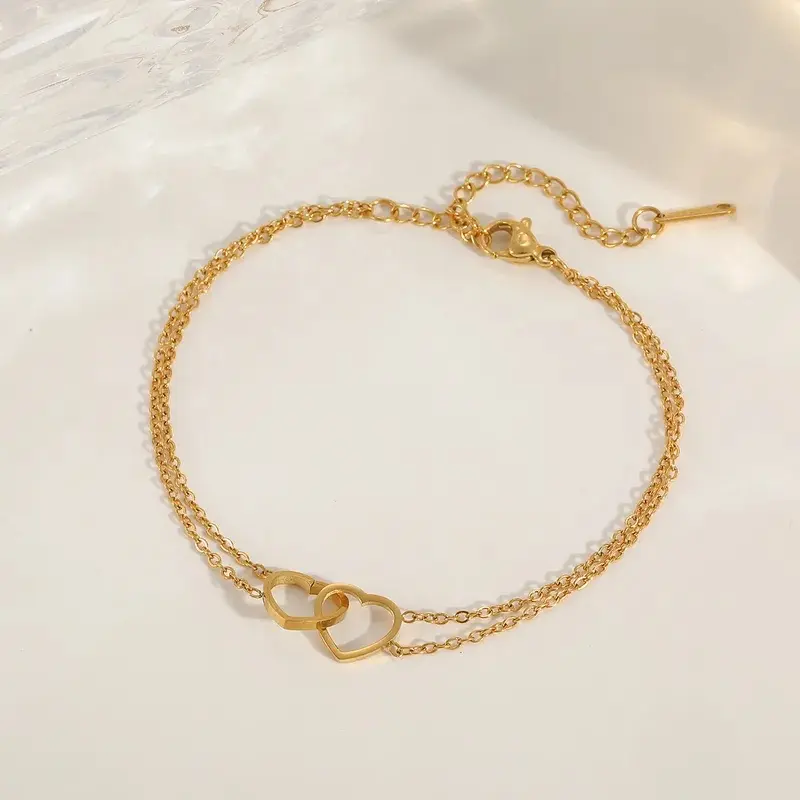 Double Heart Bracelet - FY0049